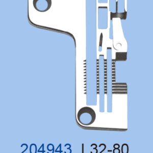 OVERLOCK NEEDLE PLATE