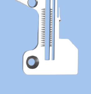 overlock needle plate